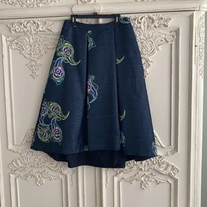 Phoebe A-Line hi-low skirt